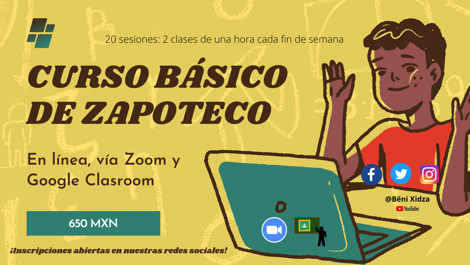 APRENDER ZAPOTECO EN LÍNEA CON CLASES VIRTUALES